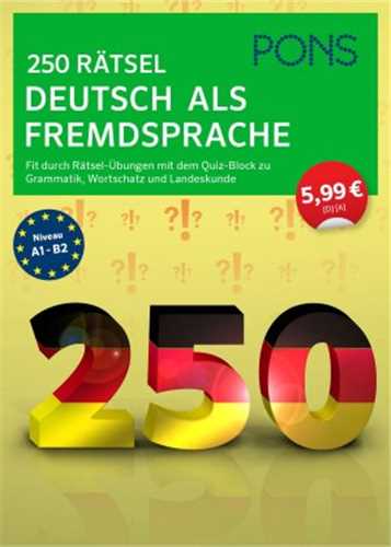 Pons 250 Ratsel Deutsch Als Fremdsprache A1/B2 پونز ریتسل ویچ الس فغنچپغخه