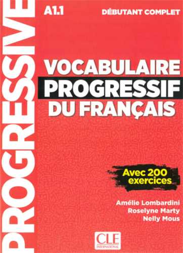 Vocabulaire Progressif Du Francais A1.1 Debutant Complet +CD