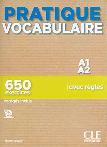 Pratique Vocabulaire Niveaux A1/A2 کتاب تمرین واژگان فرانسه پراتیک وکبیولر